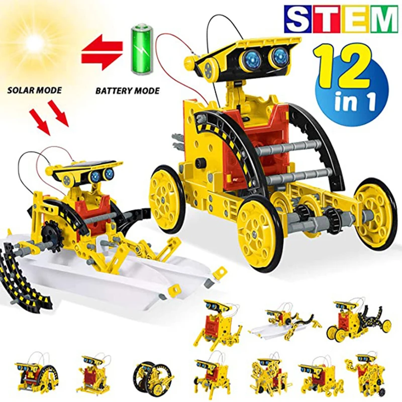 Electronics Gadgets For Kids - 12 in 1 Science Experiment Solar