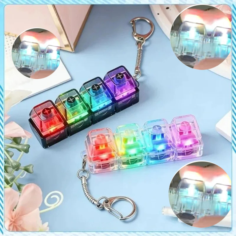 LED Keyboard Keychain ///Fidge - Electronics Gadgets For Kids review and price
