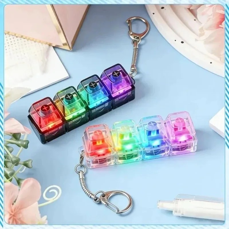 LED Keyboard Keychain ///Fidge - Electronics Gadgets For Kids review and price