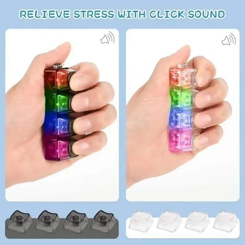 LED Keyboard Keychain ///Fidge - Electronics Gadgets For Kids review and price