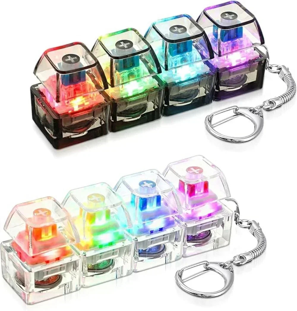 LED Keyboard Keychain Fidget T - Electronics Gadgets For Kids review and price