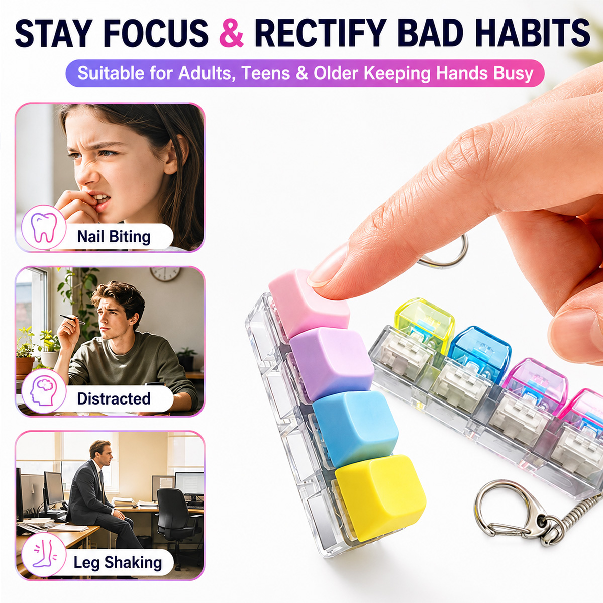 NEW Keyboard Keychain Fidget T - Electronics Gadgets For Kids review and price