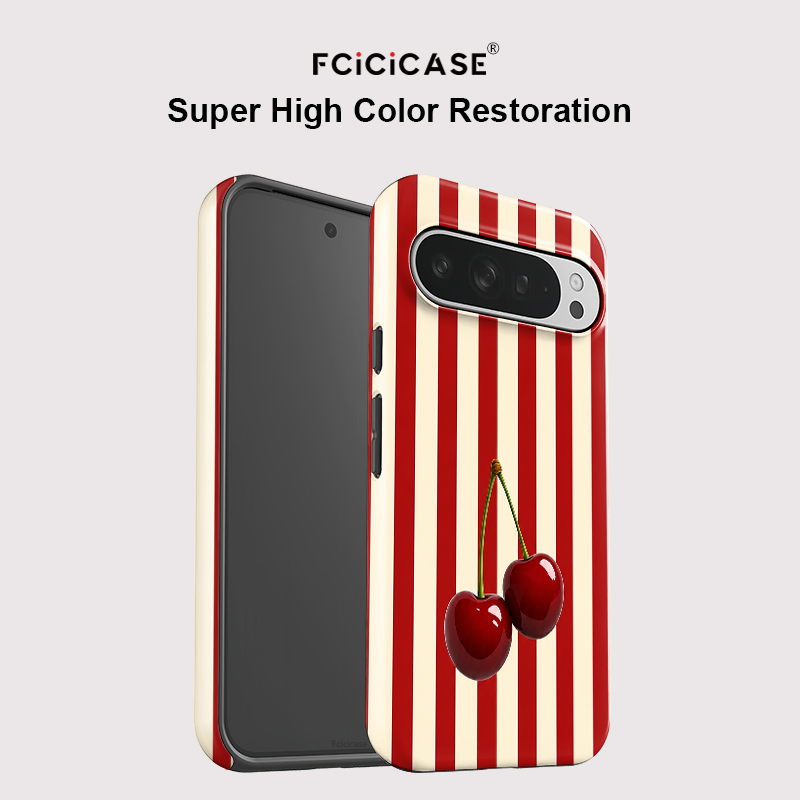 Fcicicase Cherry Stripe Patter - Google Pixel 8A review and price