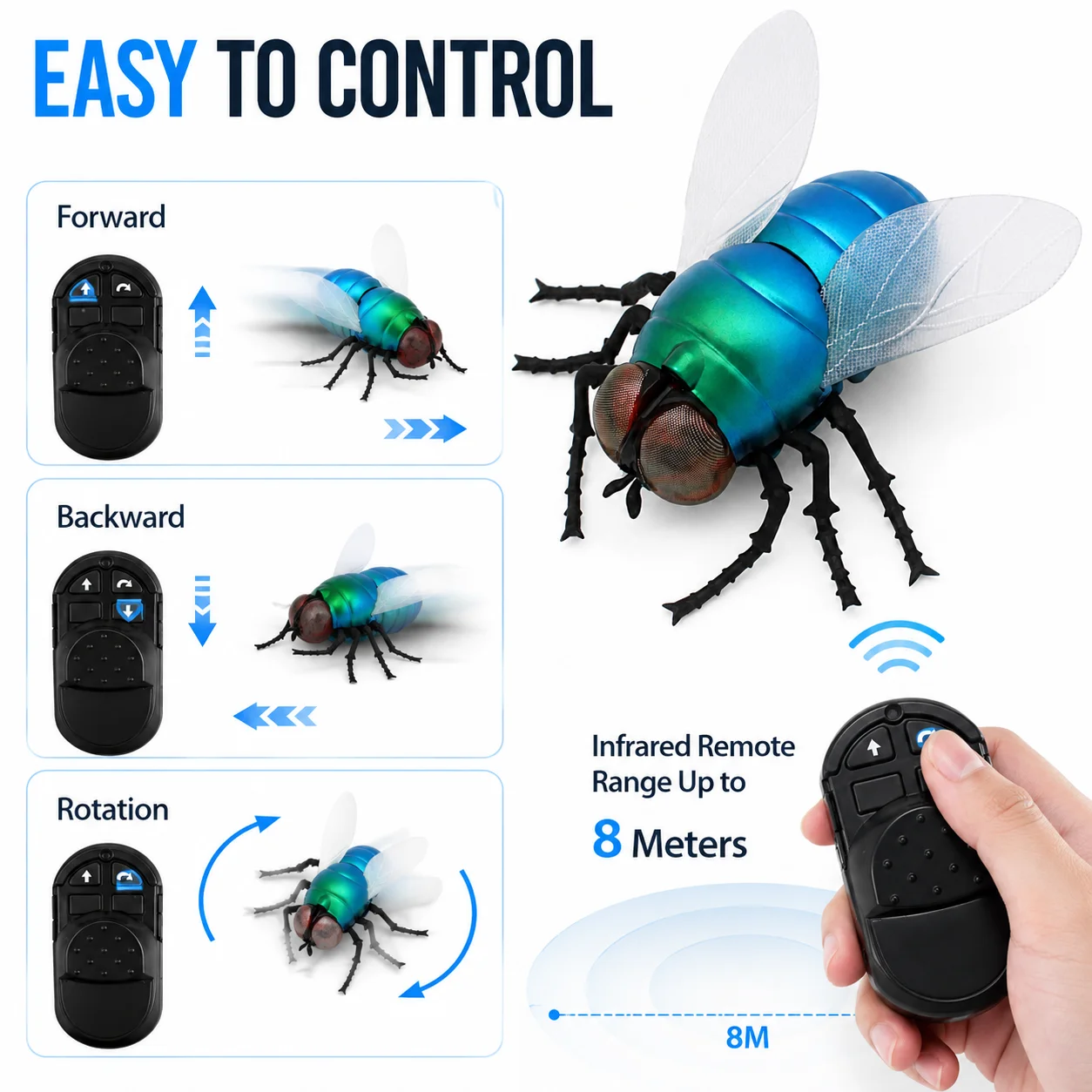 Infrared RC Fly Toy Realistic  - Electronics Gadgets For Kids review and price